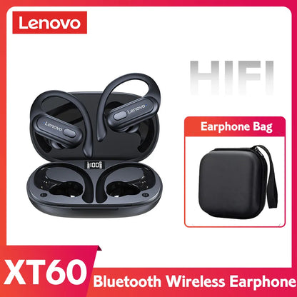 Xt60Pro Sports Wireless Headphones Bluetooth Earphones Hifi Earbuds Noise Reduction Headset with Mic Earhook