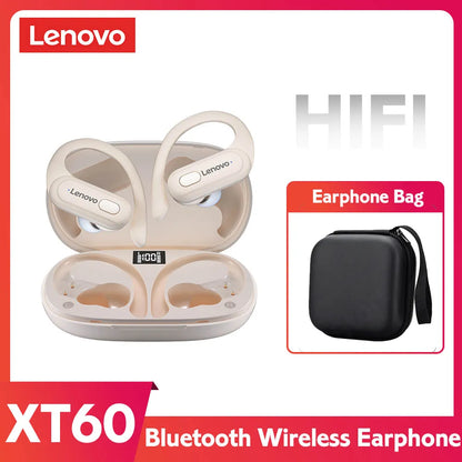 Xt60Pro Sports Wireless Headphones Bluetooth Earphones Hifi Earbuds Noise Reduction Headset with Mic Earhook